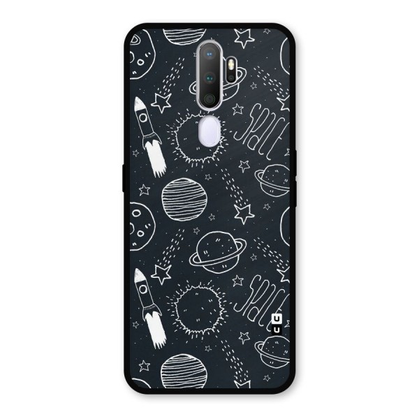 Just Space Things Metal Back Case for Oppo A9 (2020)