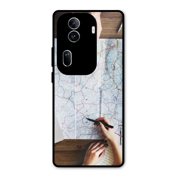 Just Travel Metal Back Case for Oppo Reno11 Pro 5G