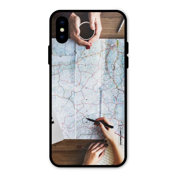 Just Travel Metal Back Case for iPhone X