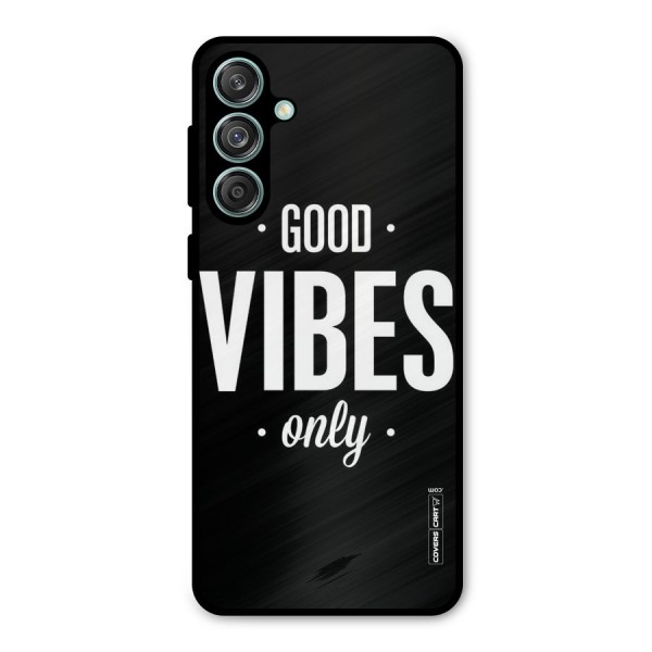 Just Vibes Metal Back Case for Galaxy M55 5G