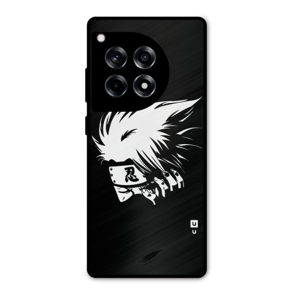 Kakashi Hatake Black Metal Back Case for OnePlus 12R