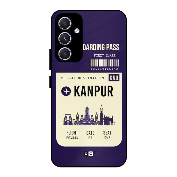 Kanpur Boarding Pass Metal Back Case for Galaxy A54