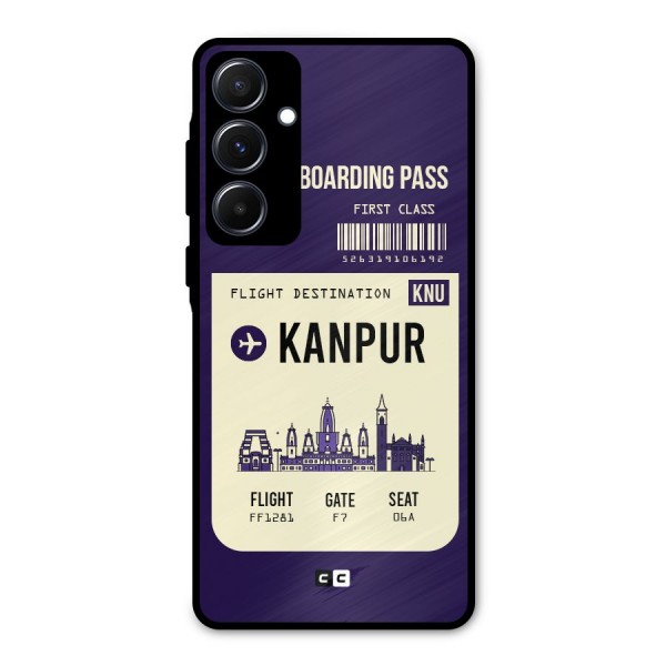 Kanpur Boarding Pass Metal Back Case for Galaxy A55