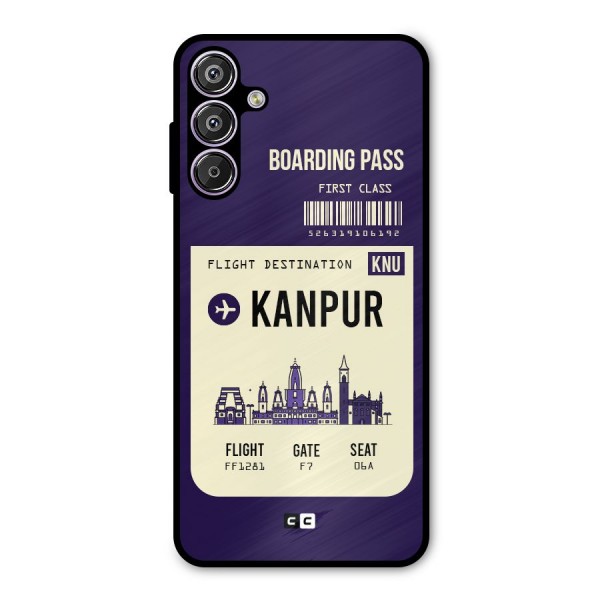 Kanpur Boarding Pass Metal Back Case for Galaxy M15