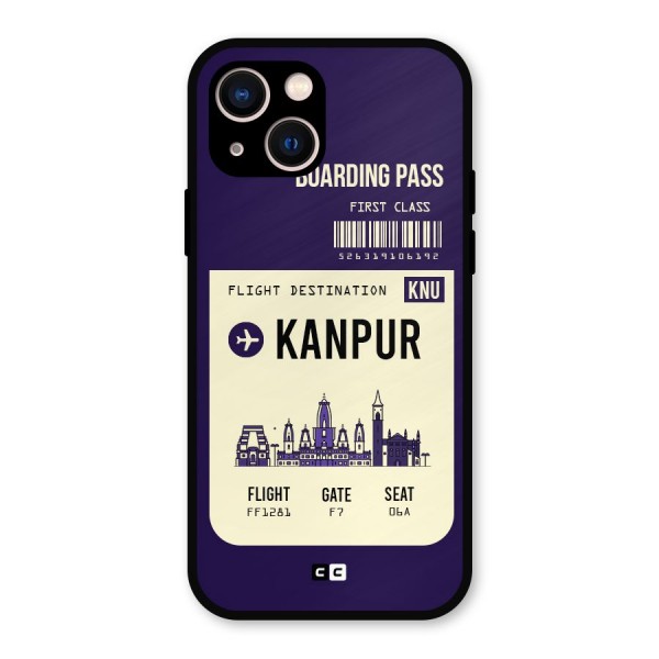 Kanpur Boarding Pass Metal Back Case for iPhone 13