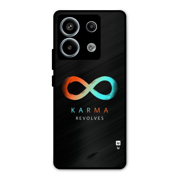 Karma Revolves Metal Back Case for Redmi Note 13 Pro 5G