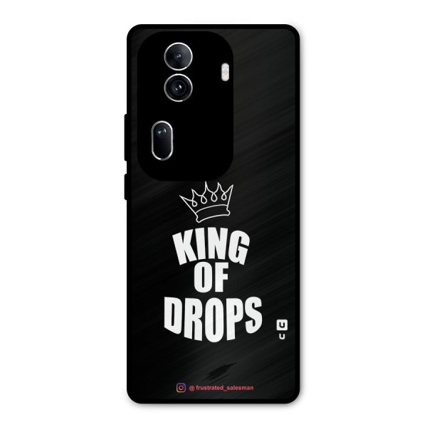 King of Drops Black Metal Back Case for Oppo Reno11 Pro 5G