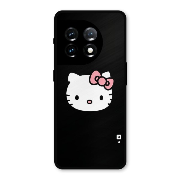 Kitty Cute Metal Back Case for OnePlus 11