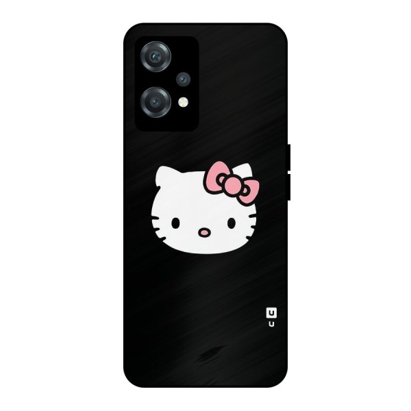 Kitty Cute Metal Back Case for OnePlus Nord CE 2 Lite 5G