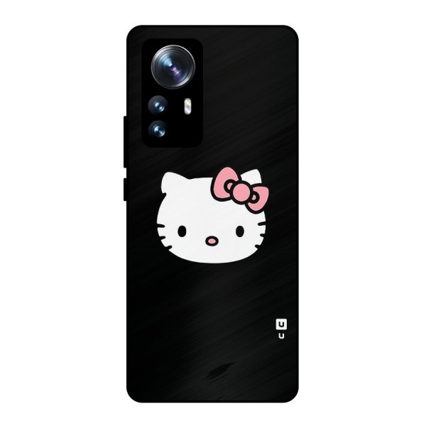 Kitty Cute Metal Back Case for Xiaomi 12 Pro