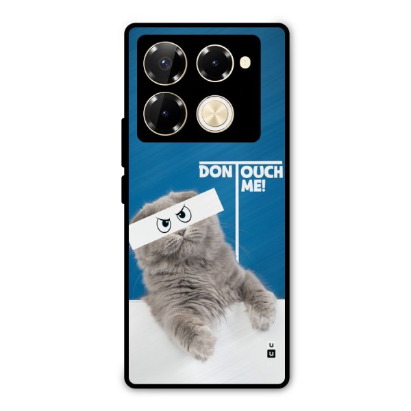 Kitty Dont Touch Metal Back Case for Infinix Note 40 Pro