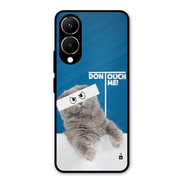 Kitty Dont Touch Metal Back Case for Vivo Y28