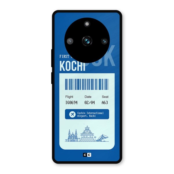 Kochi Boarding Pass Metal Back Case for Realme 11 Pro