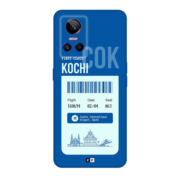 Kochi Boarding Pass Original Polycarbonate Back Case for Realme GT Neo 3