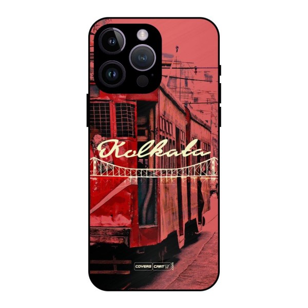 Kolkata Citystyle Metal Back Case for iPhone 14 Pro Max