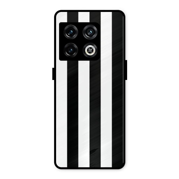 Lavish Black Stripes Metal Back Case for OnePlus 10 Pro 5G