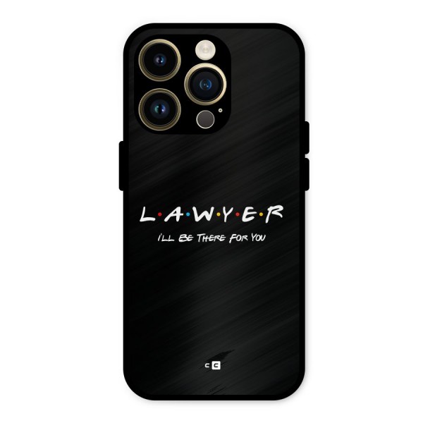 Lawyer For You Metal Back Case for iPhone 14 Pro