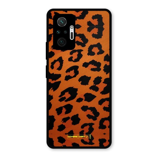 Leopard Metal Back Case for Redmi Note 10 Pro