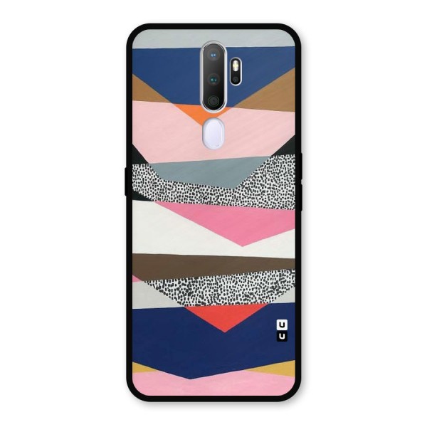 Lethal Abstract Metal Back Case for Oppo A9 (2020)