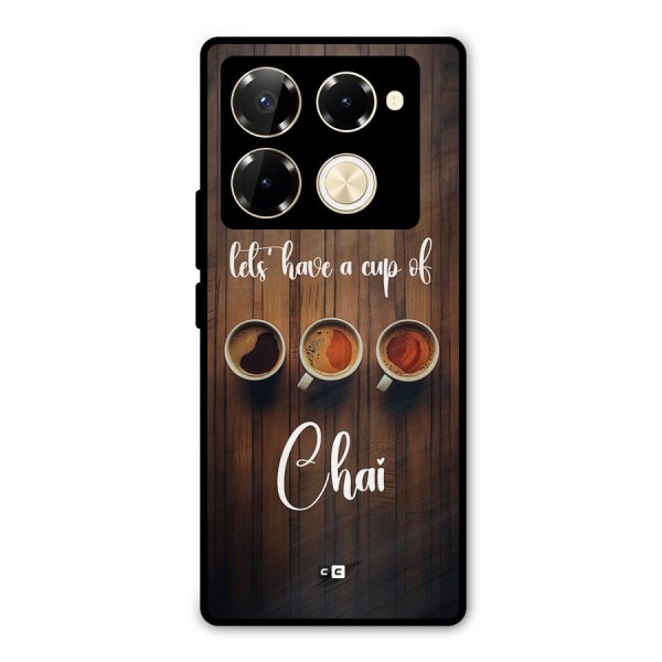 Lets Have A Cup Of Chai Metal Back Case for Infinix Note 40 Pro