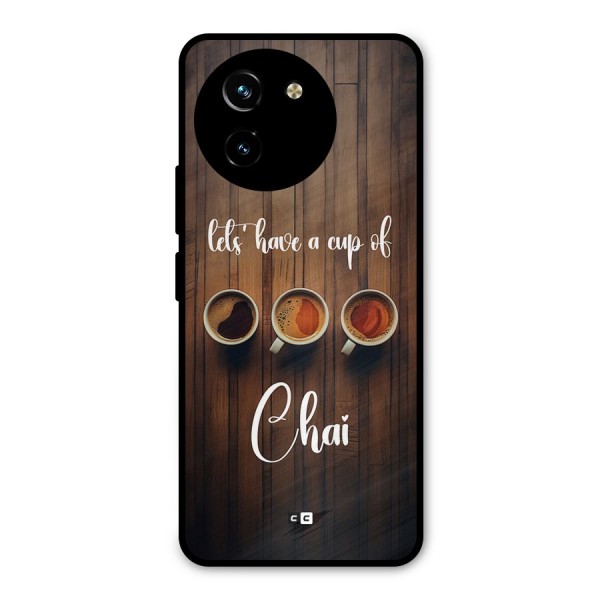 Lets Have A Cup Of Chai Metal Back Case for Vivo Y200i