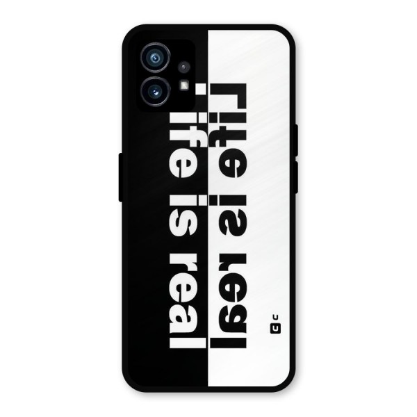 Life Reality Metal Back Case for Nothing Phone 1