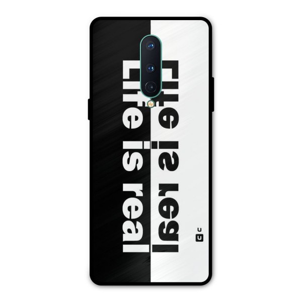 Life Reality Metal Back Case for OnePlus 8