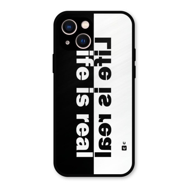 Life Reality Metal Back Case for iPhone 13