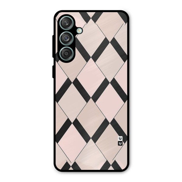 Light Pink Metal Back Case for Galaxy M55 5G
