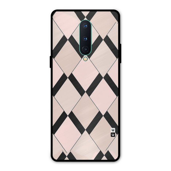 Light Pink Metal Back Case for OnePlus 8