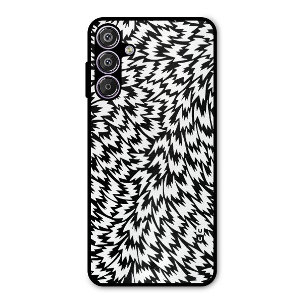 Lion Abstract Art Pattern Metal Back Case for Galaxy F15