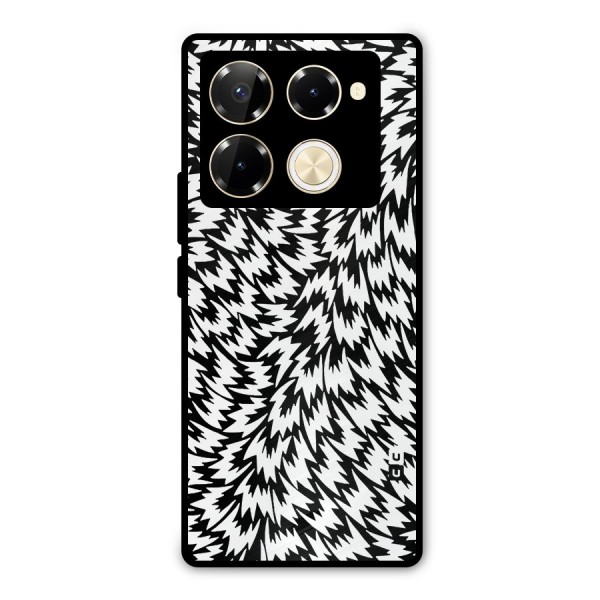 Lion Abstract Art Pattern Metal Back Case for Infinix Note 40 Pro