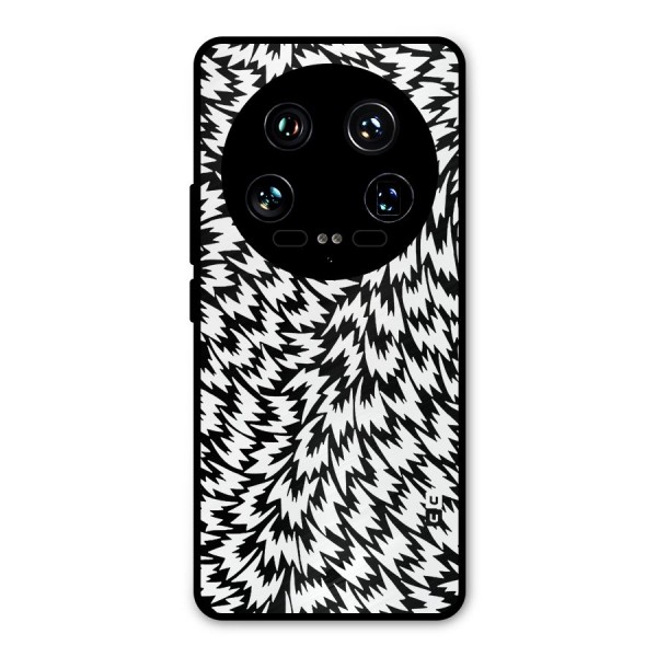 Lion Abstract Art Pattern Metal Back Case for Xiaomi 14 Ultra