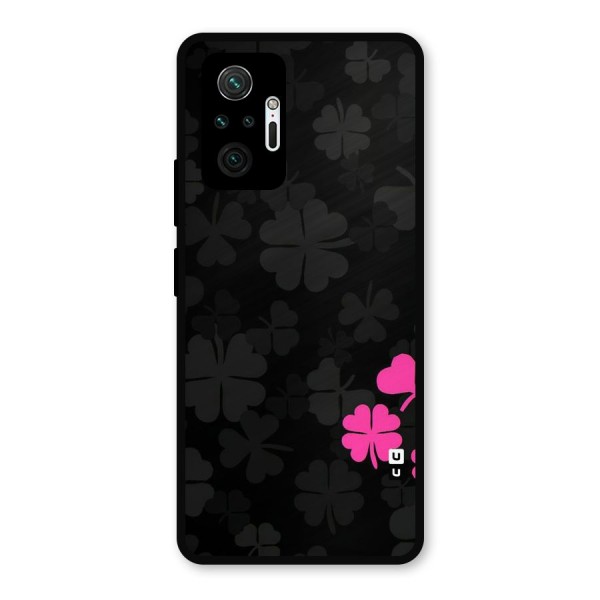 Little Pink Flower Metal Back Case for Redmi Note 10 Pro