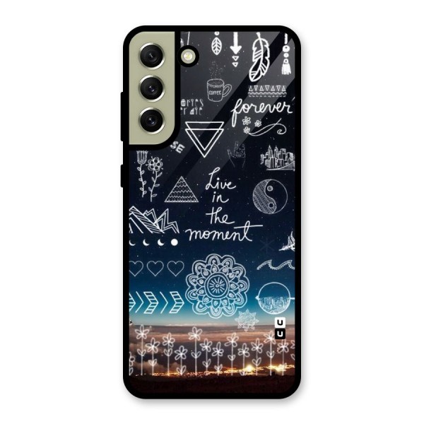 Live In The Moment Metal Back Case for Galaxy S21 FE 5G (2023)