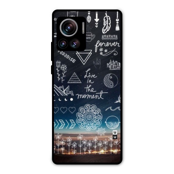 Live In The Moment Metal Back Case for Motorola Edge 30 Ultra