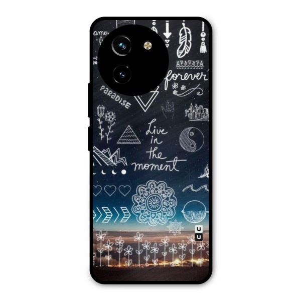Live In The Moment Metal Back Case for Vivo Y200i