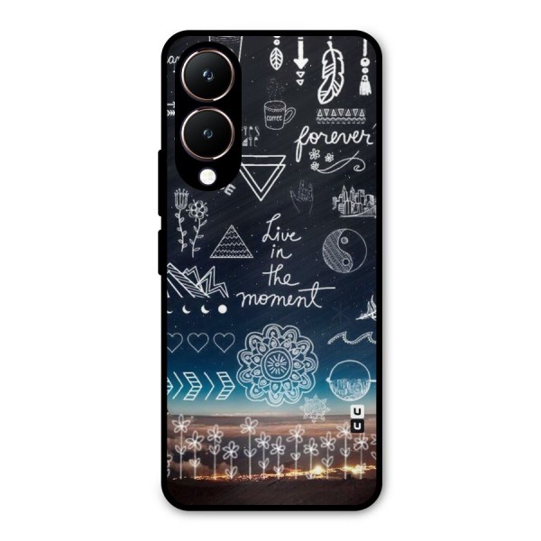Live In The Moment Metal Back Case for Vivo Y28