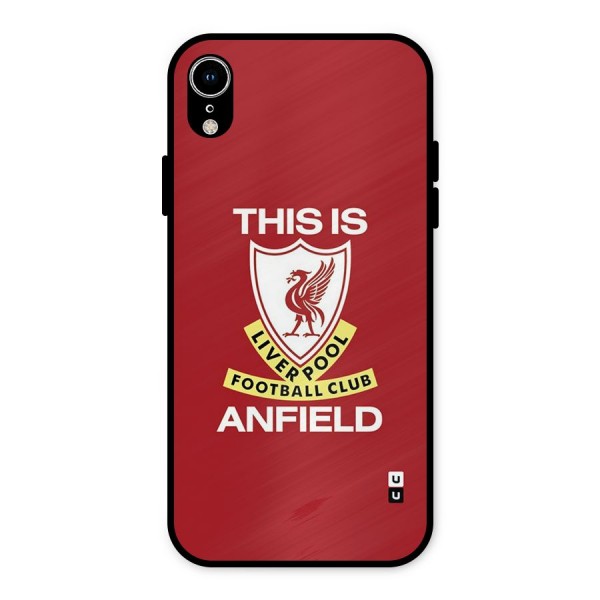 LiverPool Anfield Metal Back Case for iPhone XR