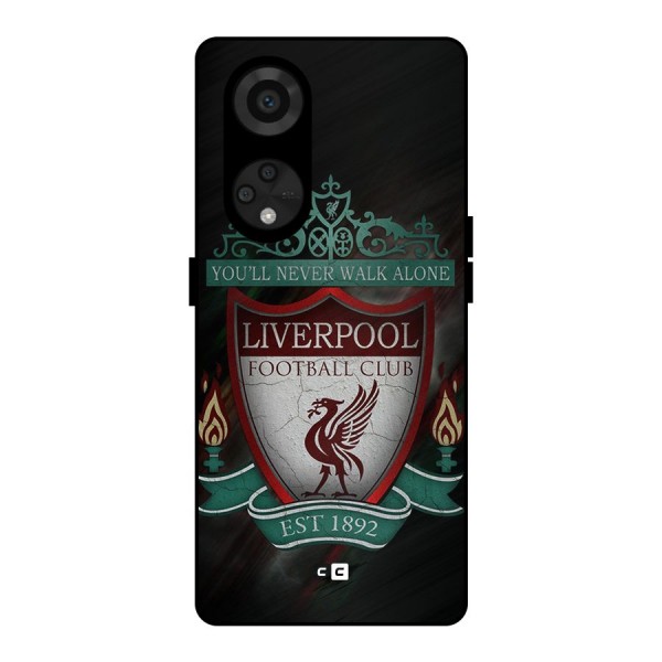 LiverPool FootBall Club Metal Back Case for Reno8 T 5G
