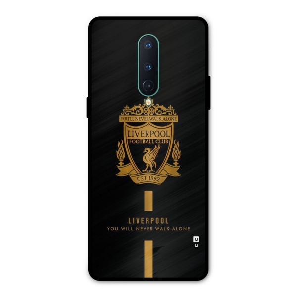 LiverPool Never Walk Alone Metal Back Case for OnePlus 8