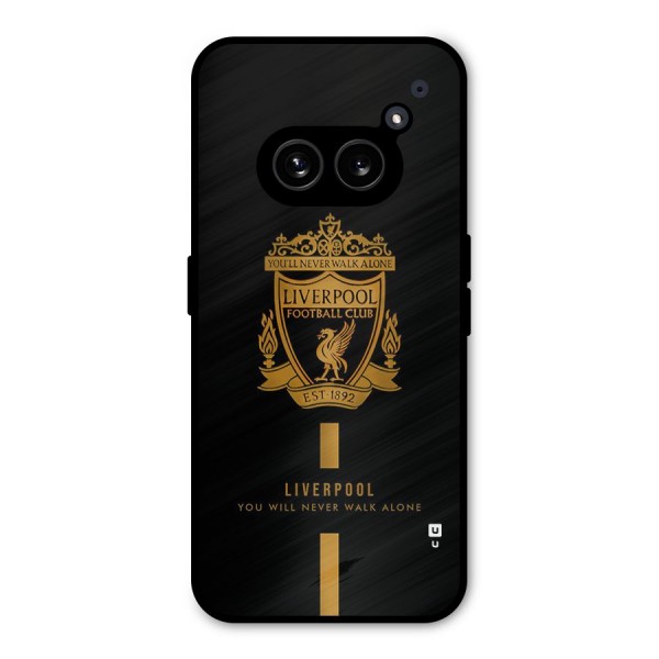 LiverPool Never Walk Alone Metal Back Case for Nothing Phone 2a