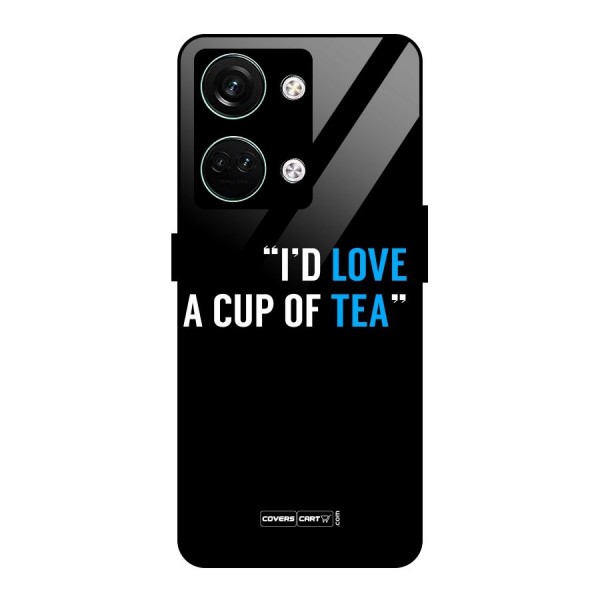 Love Tea Glass Back Case for Oneplus Nord 3