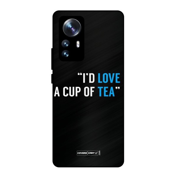 Love Tea Metal Back Case for Xiaomi 12 Pro