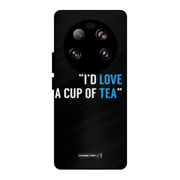 Love Tea Metal Back Case for Xiaomi 13 Ultra