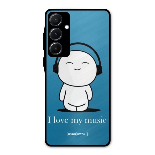 Love for Music Metal Back Case for Galaxy A55