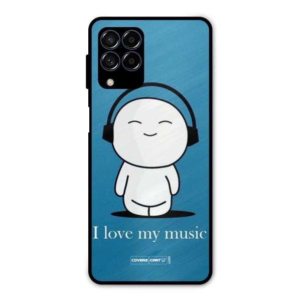 Love for Music Metal Back Case for Galaxy M53 5G