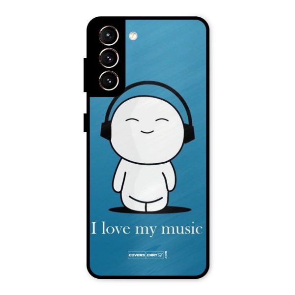 Love for Music Metal Back Case for Galaxy S21 5G