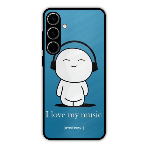 Love for Music Metal Back Case for Galaxy S24 Plus