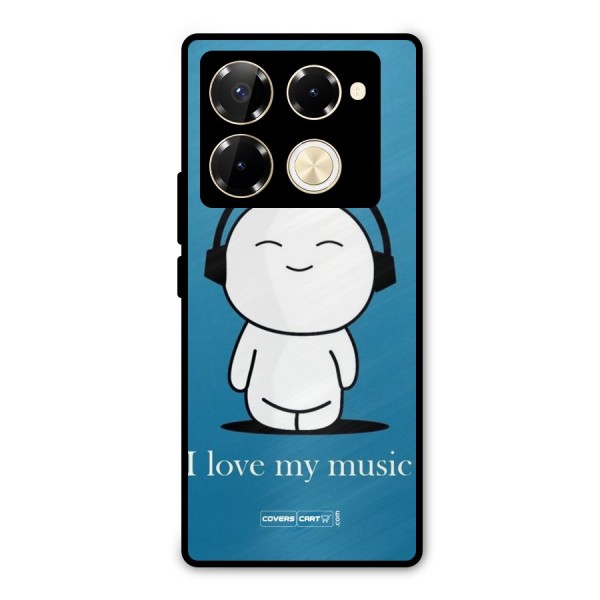 Love for Music Metal Back Case for Infinix Note 40 Pro
